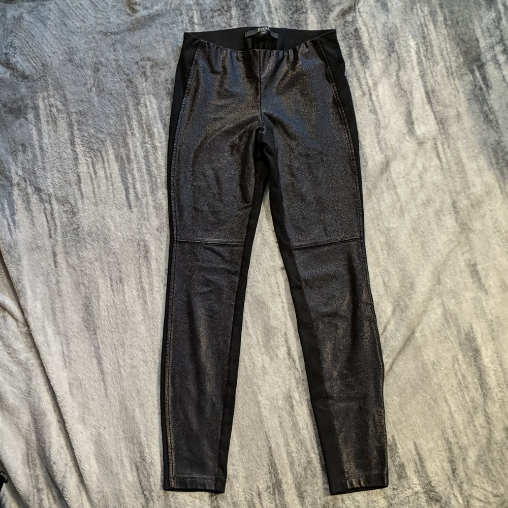 Leather like leggings